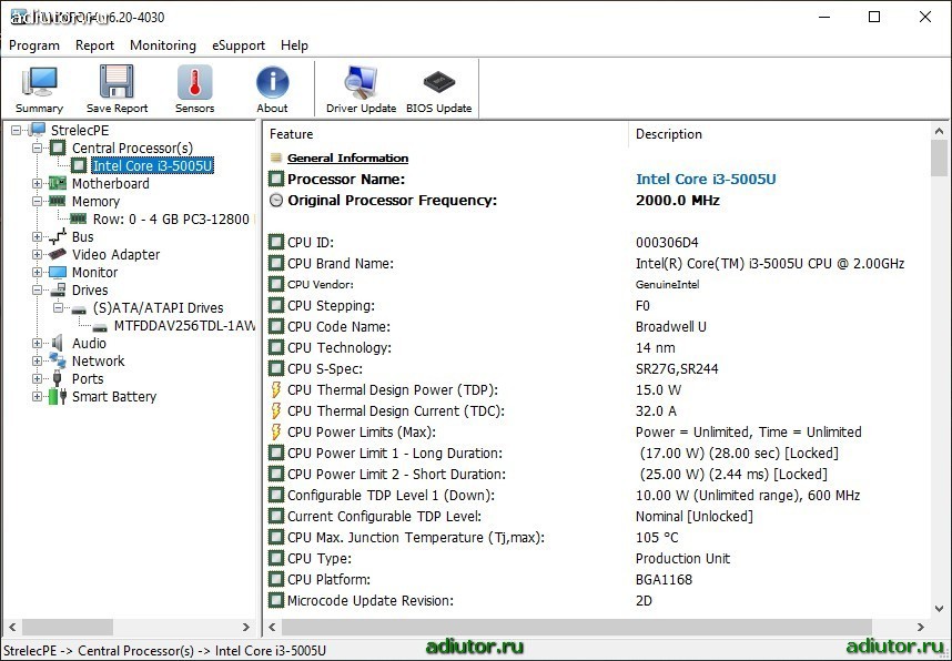 HP 15-BS703ur процессор Core i-3