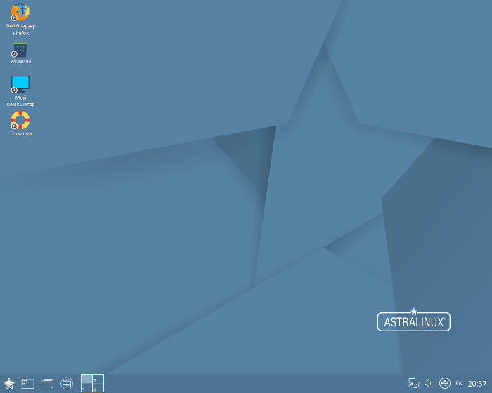 Рабочий стол Astra Linux 2.11